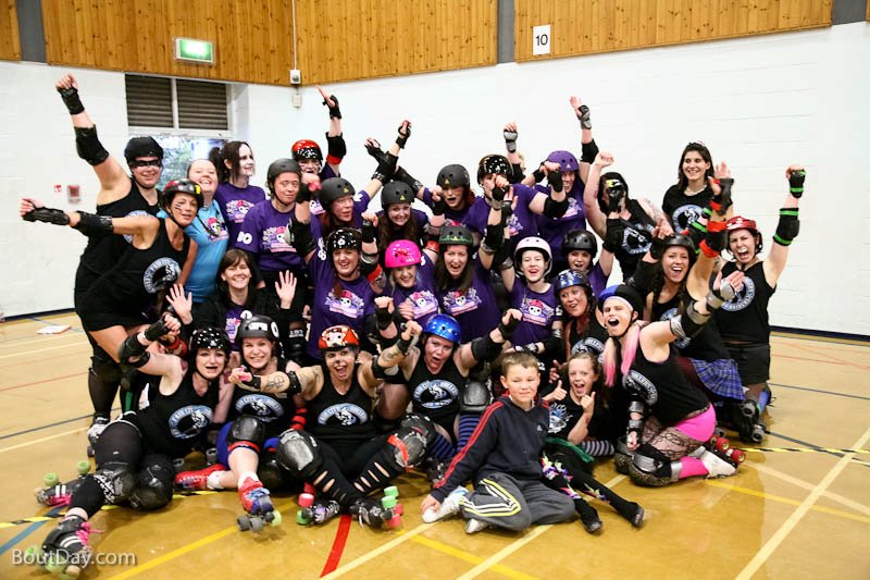 FCR vs FVRG Post-match celebrations for the Fear Maidens and Parma Violents