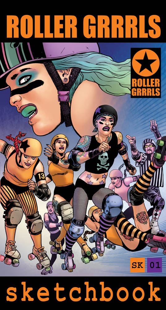 The Roller Grrrls Sketchbook: Available now!