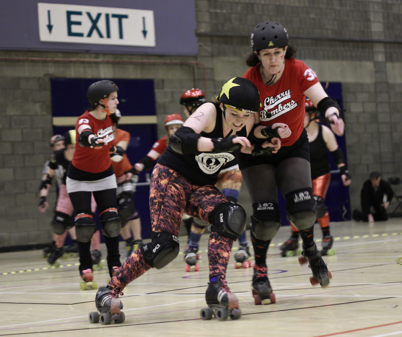 New GRD Irn Bruiser Mona Rampage, playing as part of the composite team "The Gavehearts" in Edinburgh.