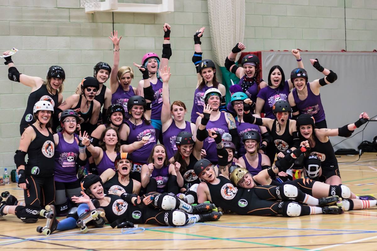 FVRG and Oslo Roller Derby All Stars-Photography by Laura MacDonald