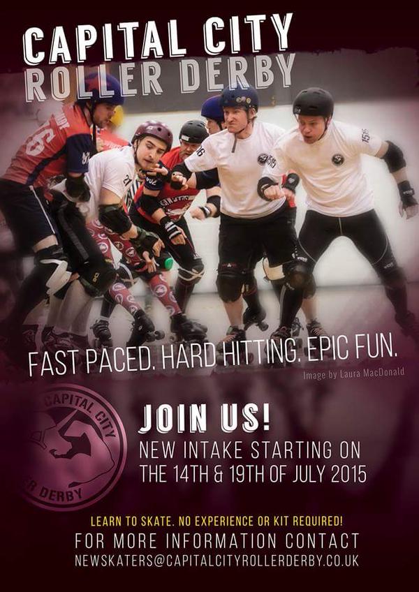 Capital City new skater intake 14th and 19th of July 2015