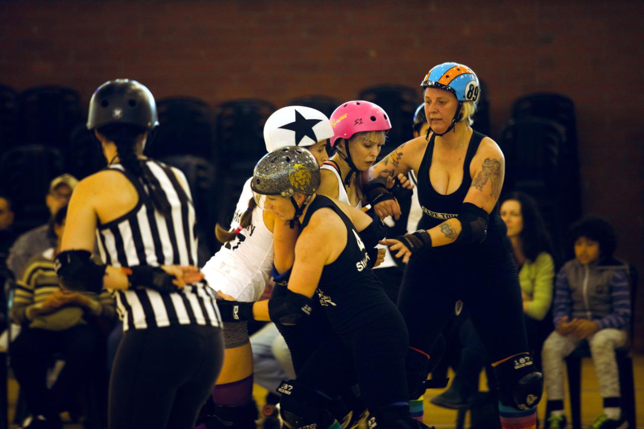 Cape Town Rollergirls' second Short Track Roller Derby bout.